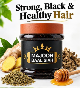 Majoon Baal Siah – Pure Herbal Formula for Strong, Black & Healthy Hair