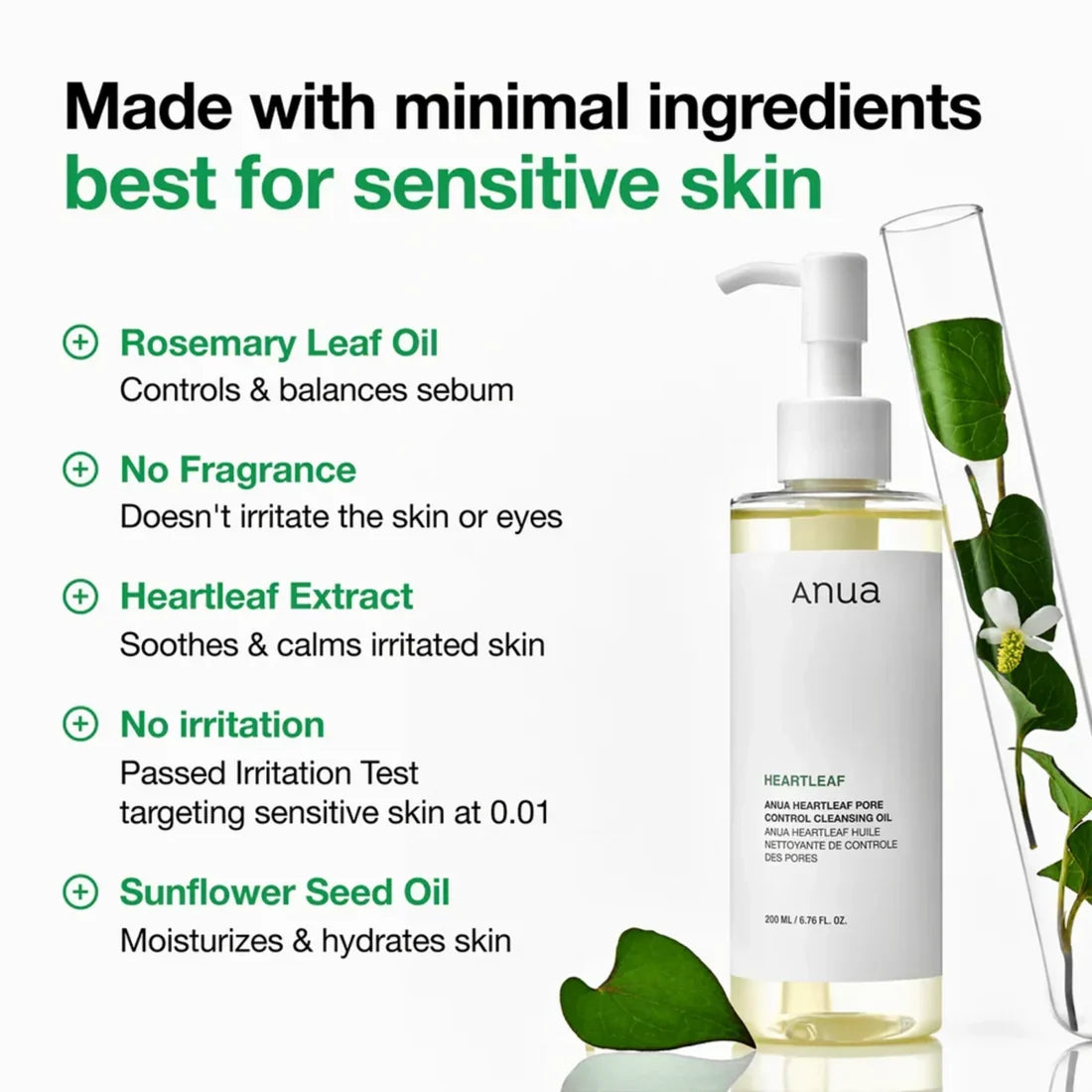 Anua Deep Hydration & Glow Duo (PDRN-Hyaluronic Acid Capsule 100 Serum + Heartleaf Pore Control Cleansing Oil)