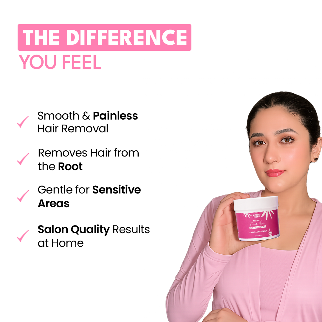 Painless Cream Wax + Strip Pack ( Free )